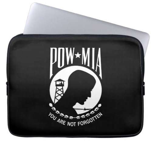 POW MIA American Military Heroes Prisoners of War Laptop Sleeve