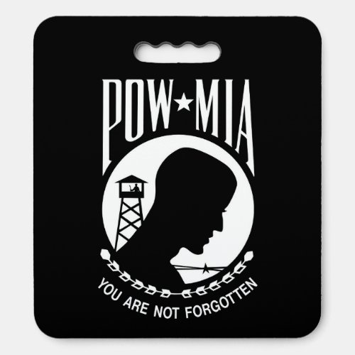 POW MIA American Military Heroes Prisoners of War Seat Cushion