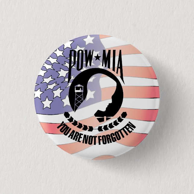 POW - MIA Button (Front)