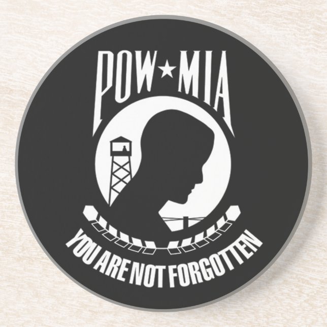 POW - MIA Coaster (Front)