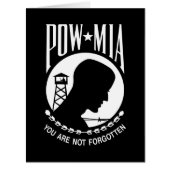 POW MIA Flag: Missing Soldiers of Vietnam War, WW2 (Front)