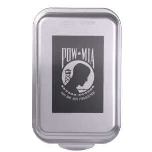 POW MIA Flag: Missing Soldiers of Vietnam War, WW2 Cake Pan