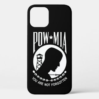 POW MIA Flag: Missing Soldiers of Vietnam War, WW2 iPhone 12 Case