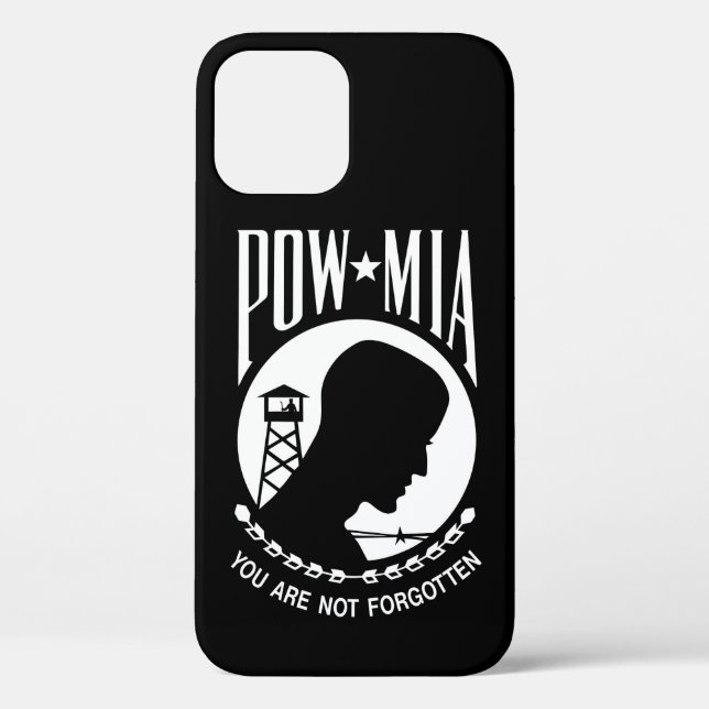 POW MIA Flag: Missing Soldiers of Vietnam War, WW2 Case-Mate iPhone Case (Back)