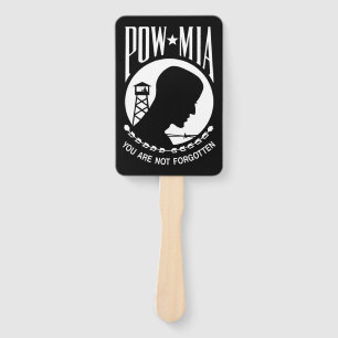 POW MIA Flag: Missing Soldiers of Vietnam War, WW2 Hand Fan
