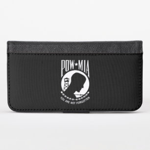POW MIA Flag: Missing Soldiers of Vietnam War, WW2 iPhone X Wallet Case