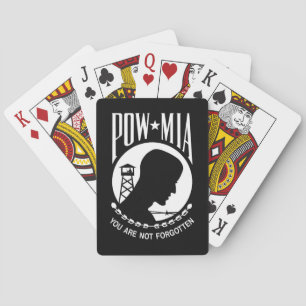POW MIA Flag: Missing Soldiers of Vietnam War, WW2 Poker Cards