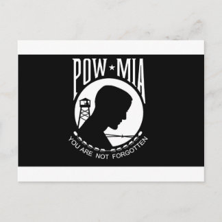 POW+MIA Flag Postcard