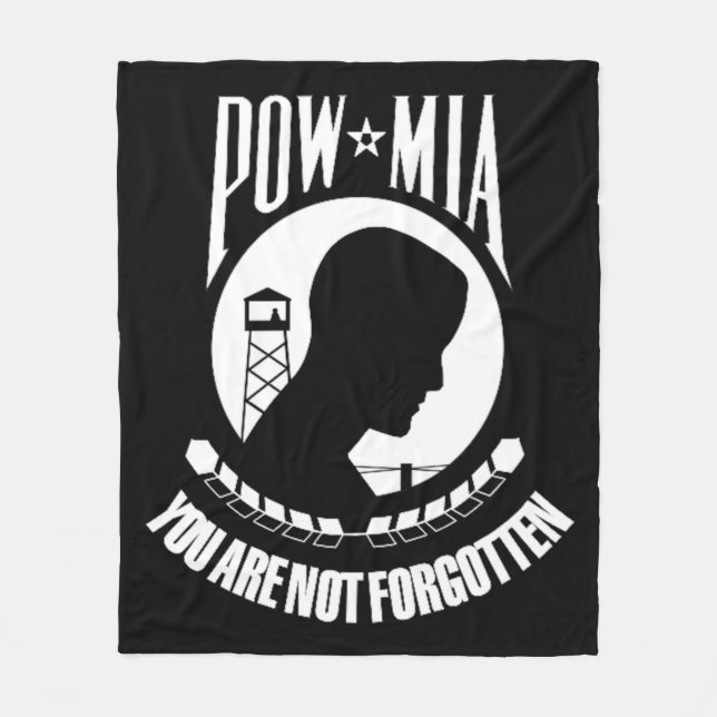 "POW MIA Fleece Blanket" (Front)