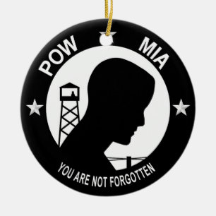 POW MIA Ornament