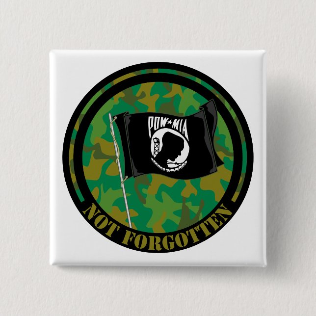 POW MIA PINBACK BUTTON (Front)