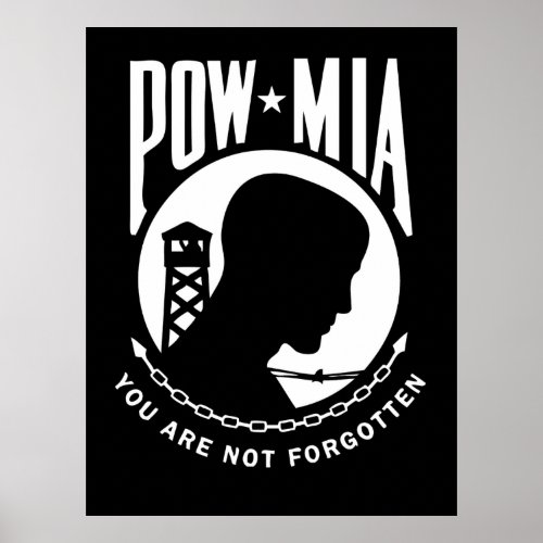 POW MIA  POSTER