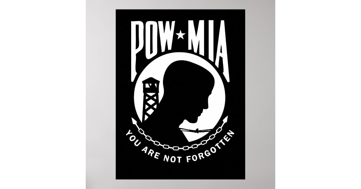 POW MIA POSTER | Zazzle