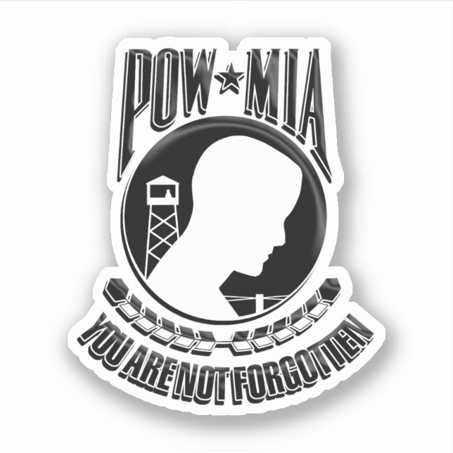 POW/MIA Recognition Day Sticker (Front)
