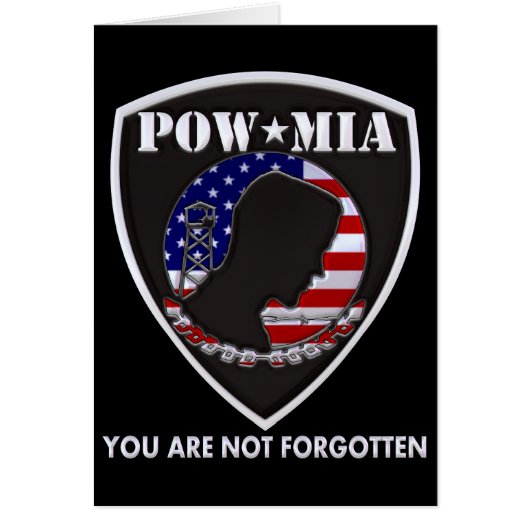 POW MIA - Shield Cards (Front)
