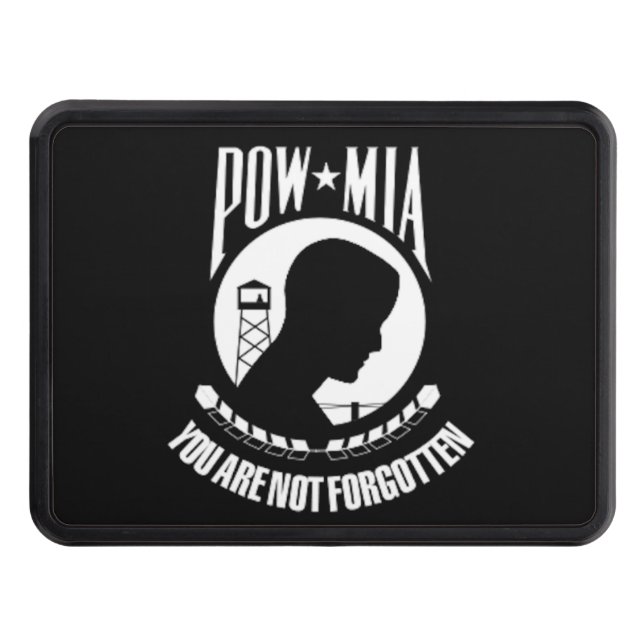 POW MIA Vietnam Trailer Hitch Cover (Front)