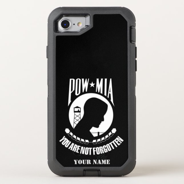 POW/MIA You are not forgotten Otterbox iPhone Case (Back)
