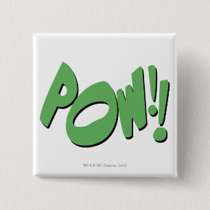 POW!! PINBACK BUTTON