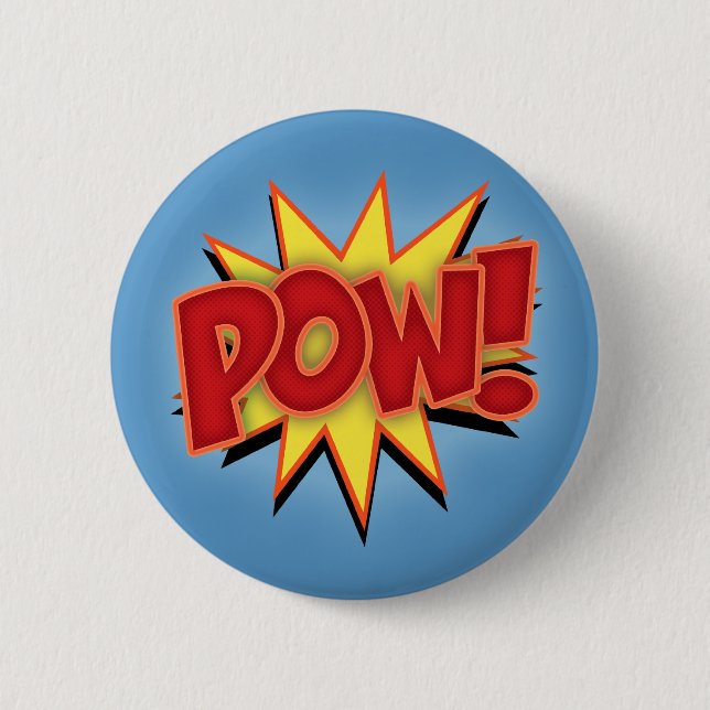 Pow! Pinback Button (Front)