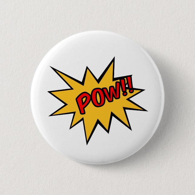 POW PINBACK BUTTON (Front)