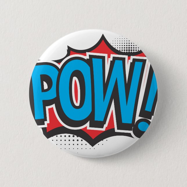 POW PINBACK BUTTON (Front)