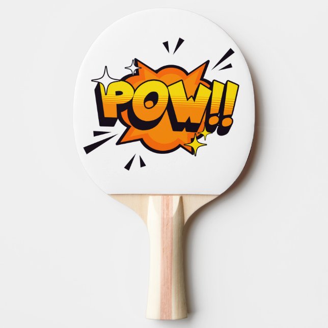POW Ping Pong Paddle (Front)