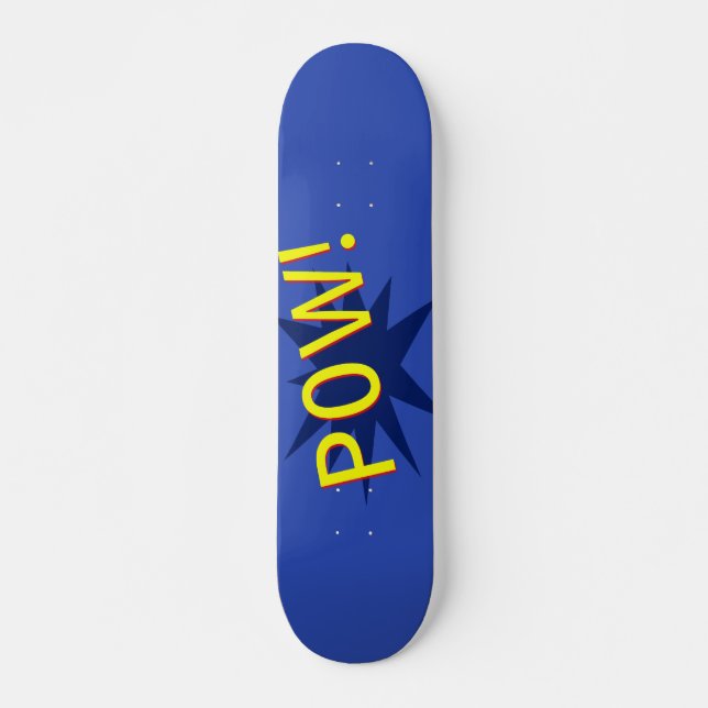 Pow Skateboard Deck (Front)
