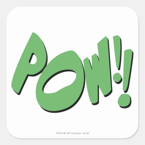 POW SQUARE STICKER