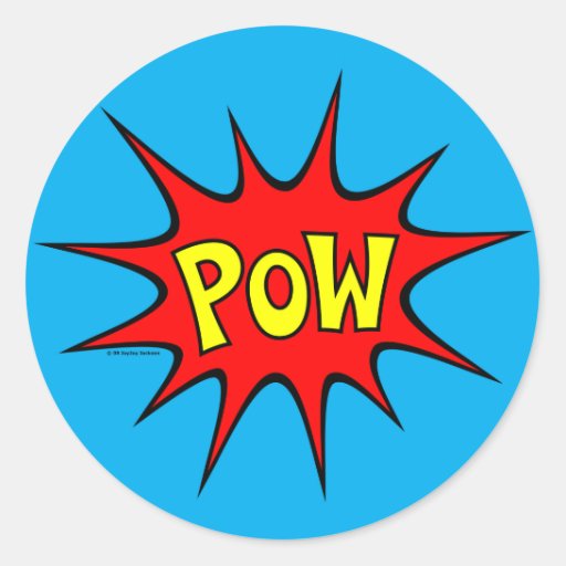 Pow! Sticker | Zazzle