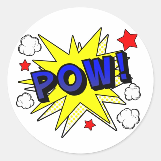 POW! Sticker Sheet (Front)