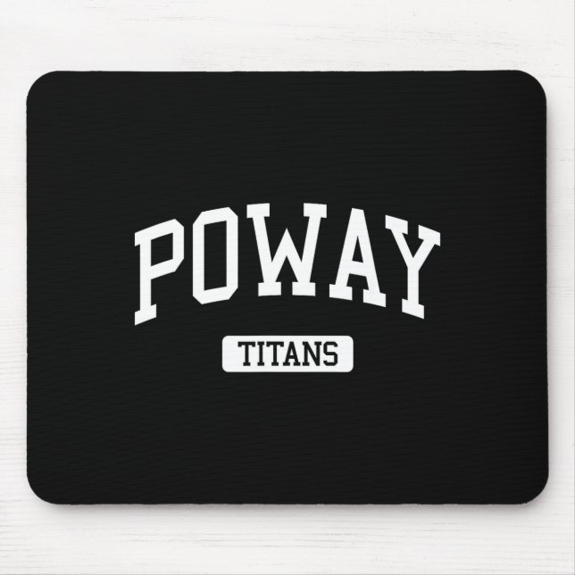 Poway High School Hs Ca Graphic Art Mouse Pad (Front)