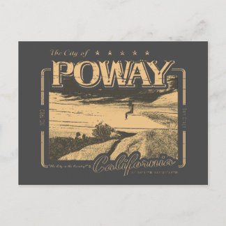 POWAY SAN DIEGO CALIFORNIA - POTATO CHIP ROCK POSTCARD