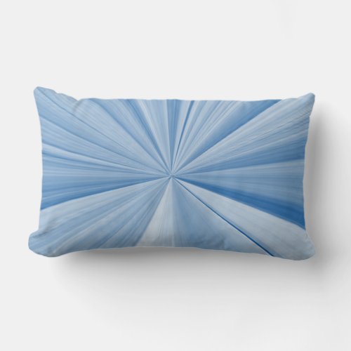 Powder and Royal Blue Knot Pillow