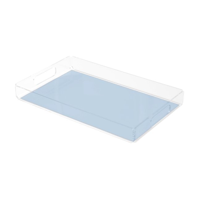 Powder Blue Acrylic Tray (Angled)