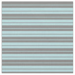 [ Thumbnail: Powder Blue and Gray Stripes Fabric ]