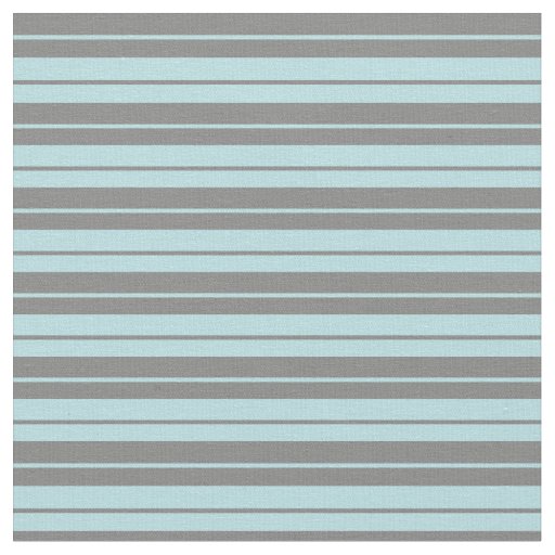 Powder Blue and Gray Stripes Fabric