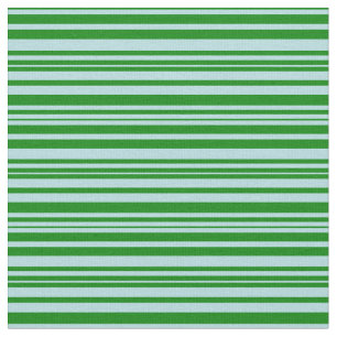 Powder Blue and Green Colored Stripes Fabric