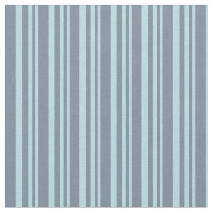 Powder Blue and Light Slate Gray Stripes Fabric