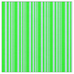 [ Thumbnail: Powder Blue and Lime Colored Striped Pattern Fabric ]
