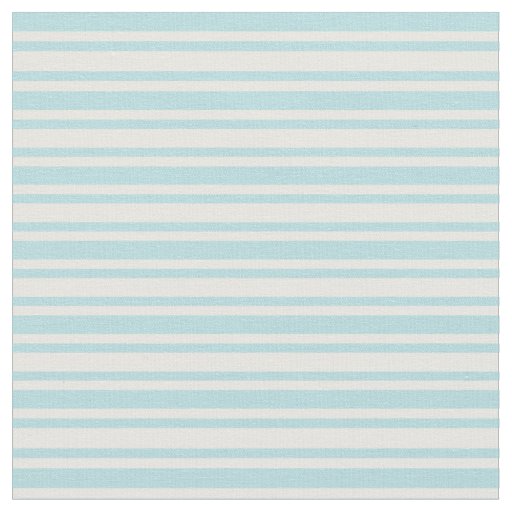 Powder Blue and Mint Cream Stripes Pattern Fabric