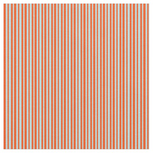Powder Blue and Red Striped Pattern Fabric