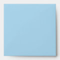Powder Blue Background Color Customize This! Envelope | Zazzle