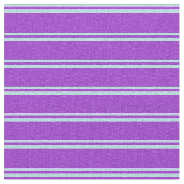 Powder Blue & Dark Orchid Lined Pattern Fabric (Close Up)