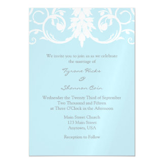 Powder Blue Wedding Invitations 4