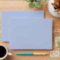 Powder Blue Gold Insert Wedding Envelope | Zazzle