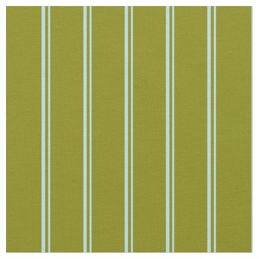 Powder Blue & Green Lines Fabric
