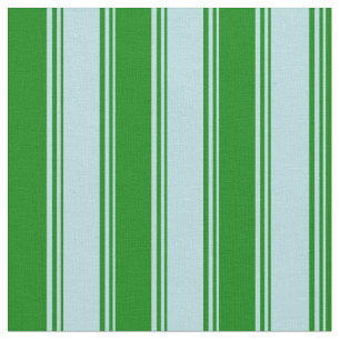 Powder Blue & Green Striped/Lined Pattern Fabric