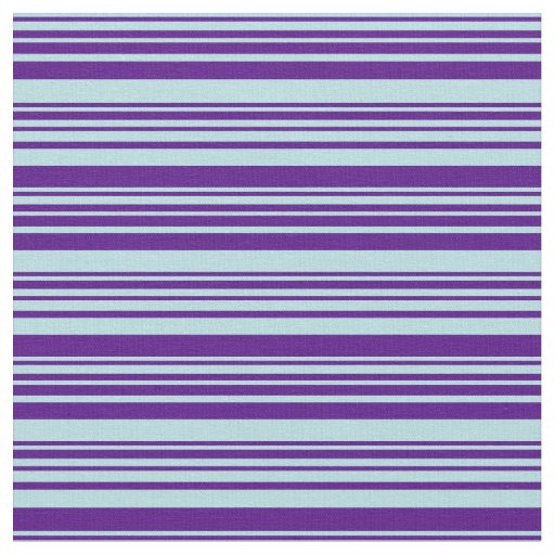 Powder Blue & Indigo Colored Lines Fabric