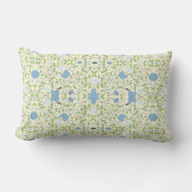 Powder Blue Lumbar Pillow (Front)