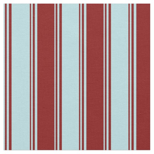 Powder Blue & Maroon Pattern Fabric